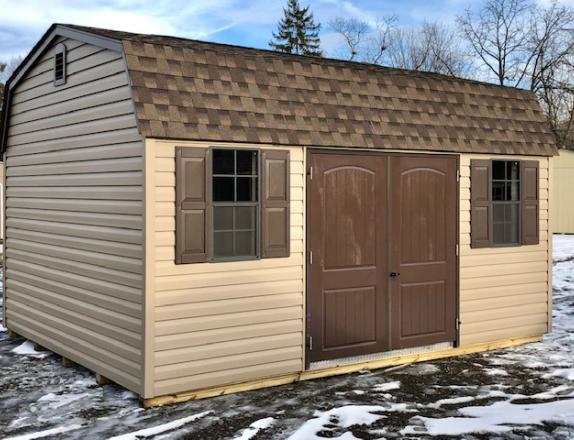 12 x 16 Dutch Barn w/ loft - Vinyl Siding